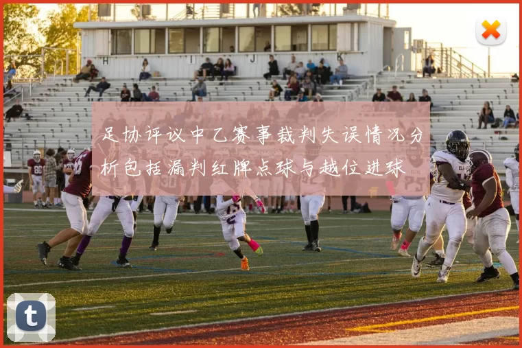 足协评议中乙赛事裁判失误情况分析包括漏判红牌点球与越位进球